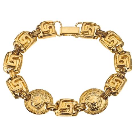 versace custom|custom Versace 14k gold bracelet.